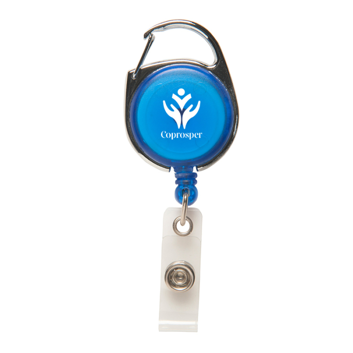 Secure-A-Badge™ Promotional Carabiner Badges