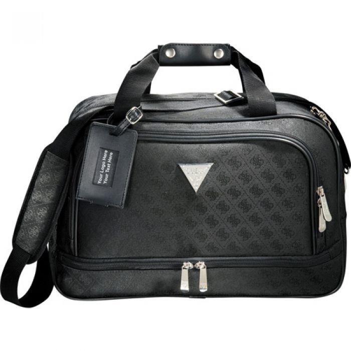 Custom Imprinted Guess Signature Travel Compu-Tote