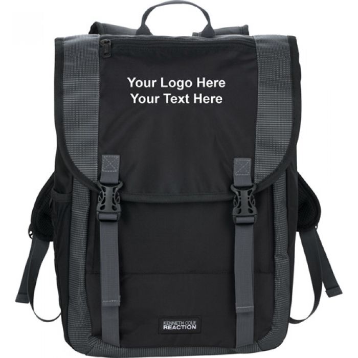 Custom Kenneth Cole Reaction Flapover Compu-Backpacks