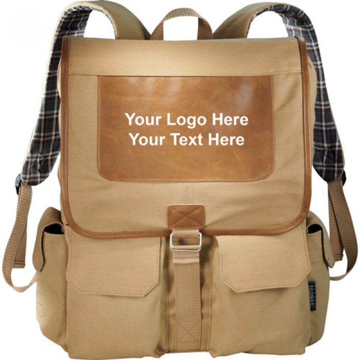 Custom Printed Field and Co.® Cambridge Collection Compu-Backpacks