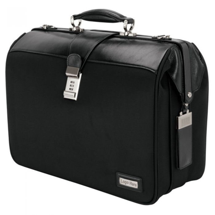 Custom Shiny Leather Web Nylon Computer Document Bags