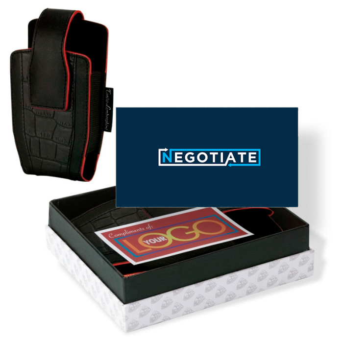 Customized Black with Red Edge Blackberry Cases