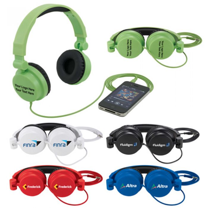 Promotional Logo Bounz Headphones with 5 Colors