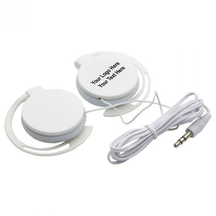 Promotional Logo Easy Clip Headphones