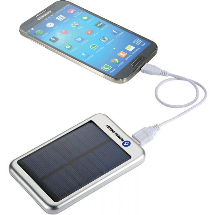 Custom Printed Bask Solar Power Banks 4000 mAh