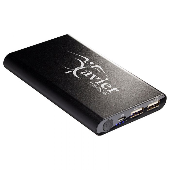 Custom 8000 mAh Max Aluminum Power Banks with 2 USB Ports