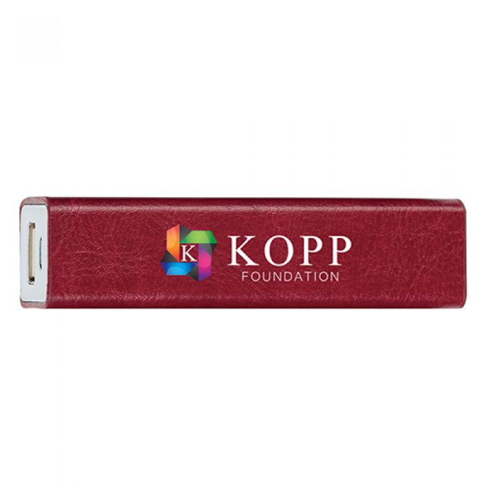 Custom Leatherette Charge N Go Power Banks