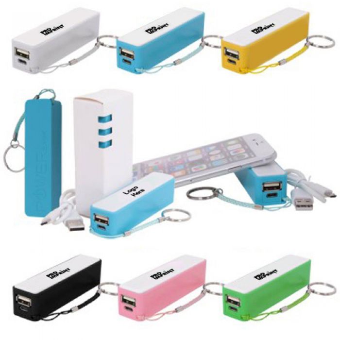 Custom Printed Ultra Power Bank Bar - 2600 mAh