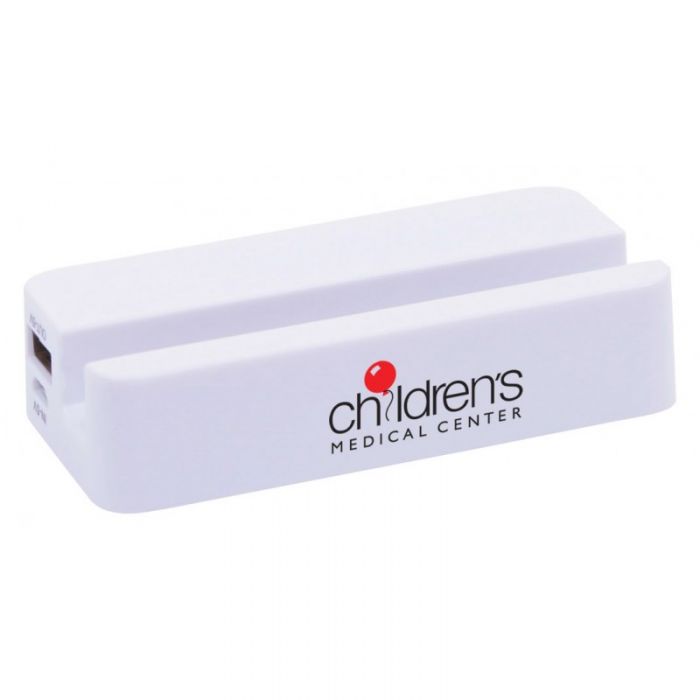 Promotional 2200 mAh Power Bank with Silicone Phone Stands