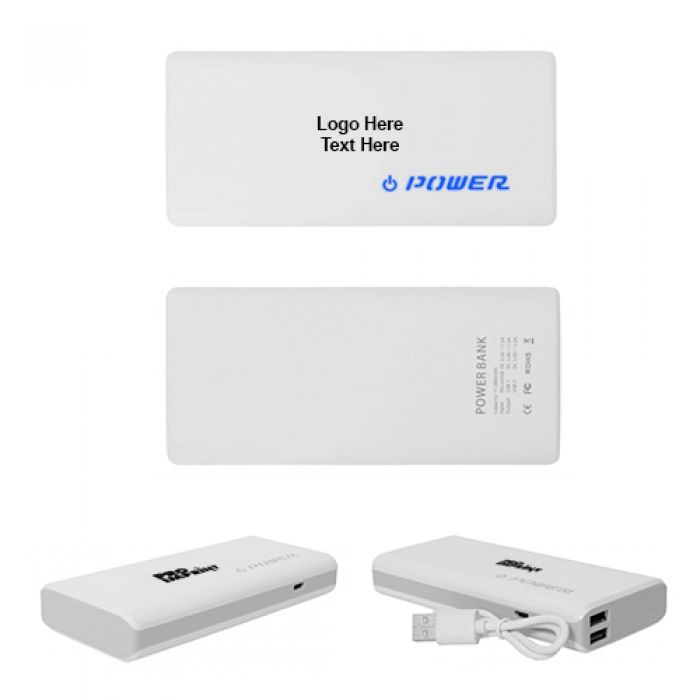 Promotional Logo Mega Power Banks - 13000 mAh