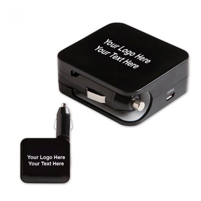 Promotional Logo Power Banks with Car Charger-2600 mAh