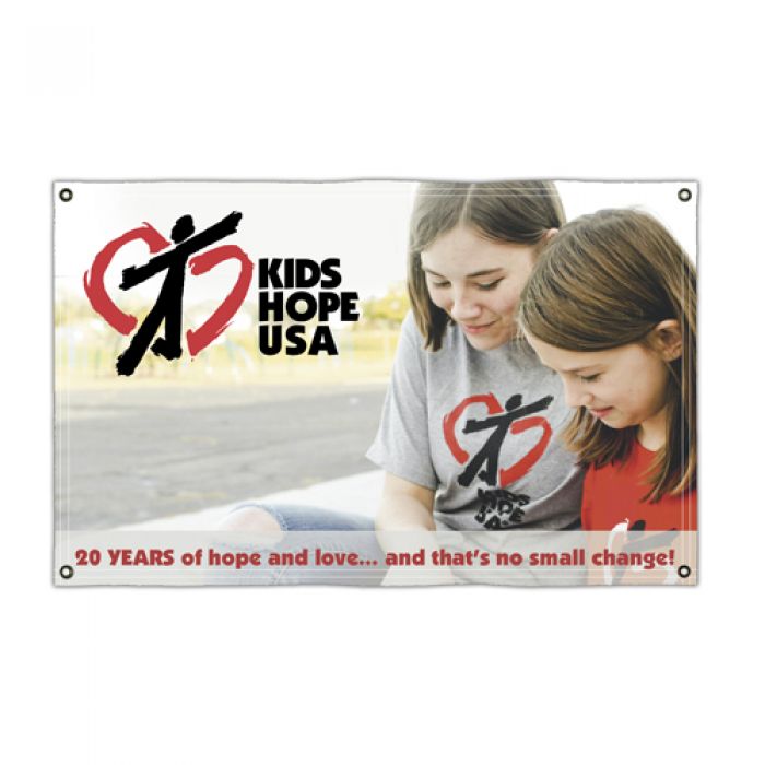 5' x 8' Custom Printed Vinyl Single-Sided Banners