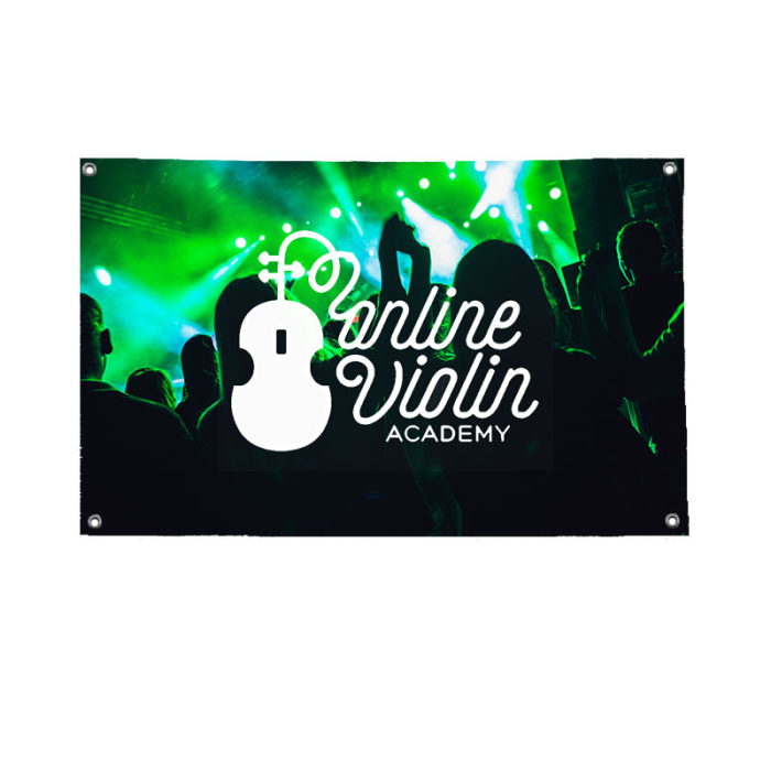 Personalized 60 x 36 Inch Grommeted Tapestries