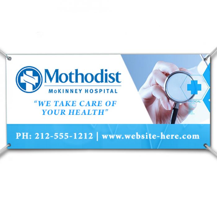 3' x 8' Personalized Outdoor Vinyl Mesh Banners