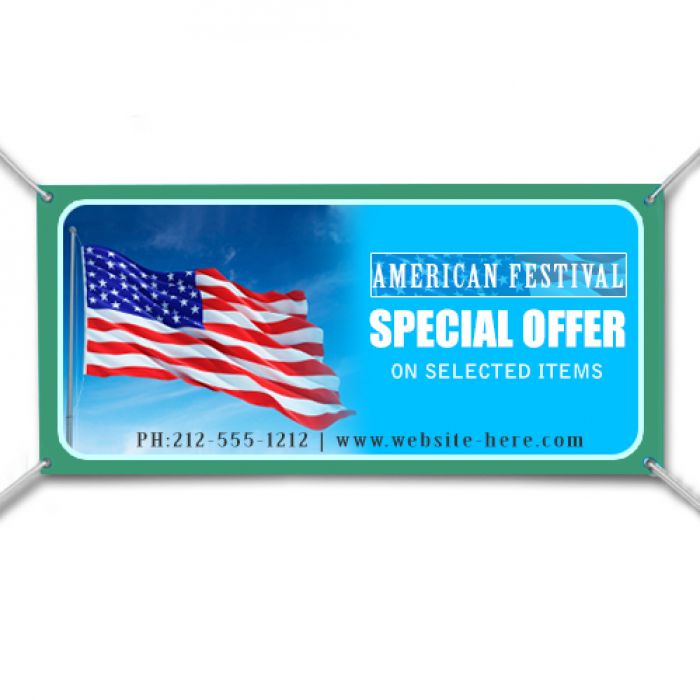 3' x 8' Promotional Outdoor Vinyl Banners