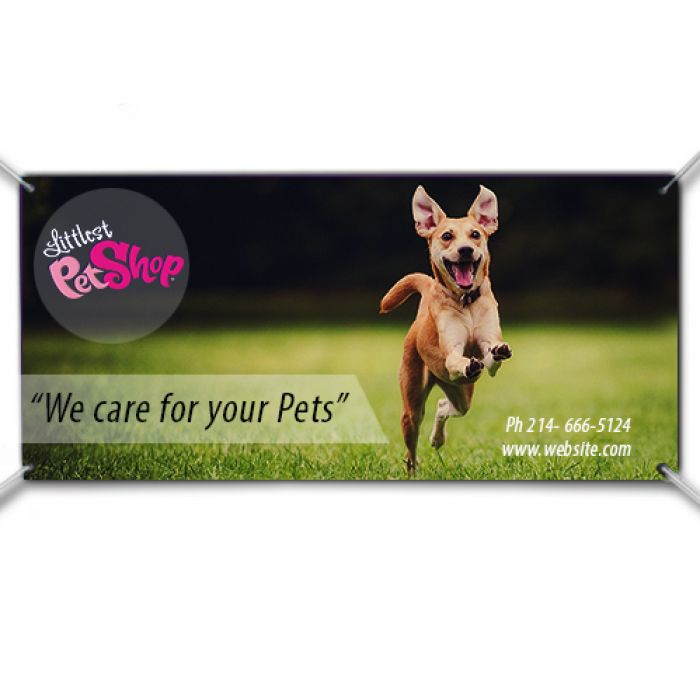 4' x 6' Customized Outdoor Vinyl Mesh Banners