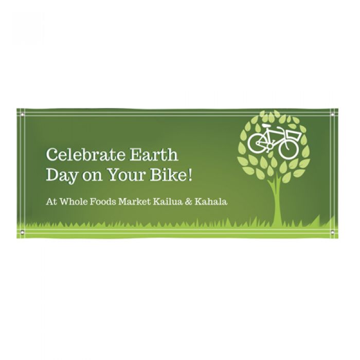 4' X 10' Custom Printed Dye-Sub Poly Knit Single-Sided Banners