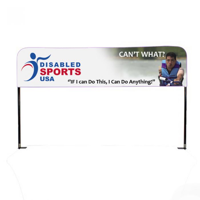 6' Promotional Logo Two Sided Top View Banner Kit