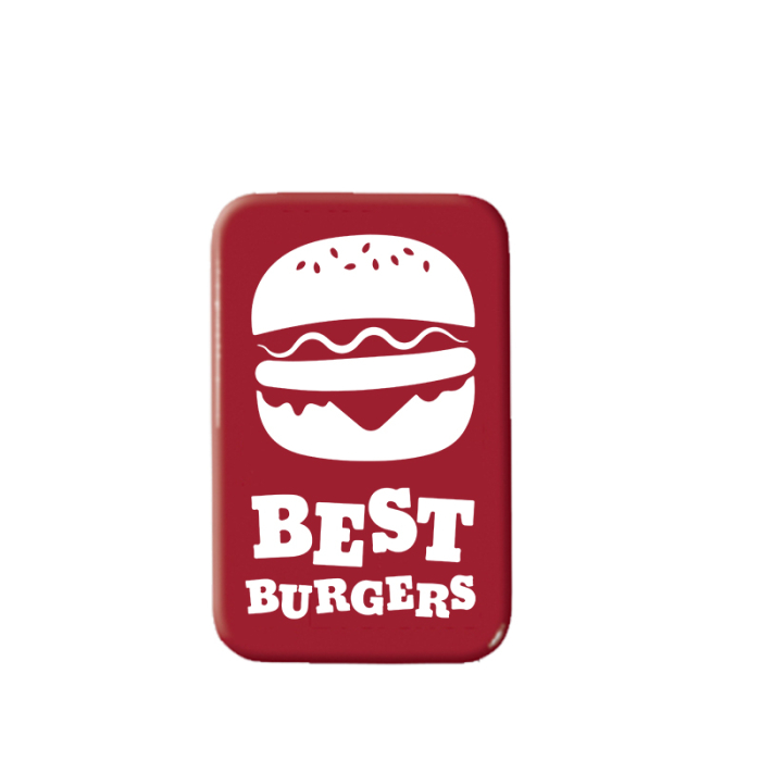 1 3/4x2 3/4 Inch Promotional Oblong Buttons with Safety Pins