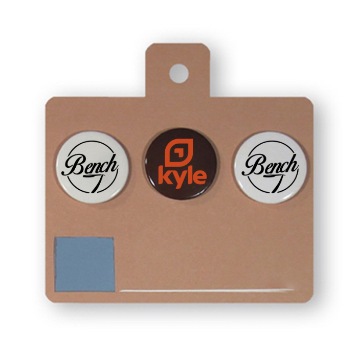 10 to 10.9 Sq Inch Custom Button Pin Backer Cards