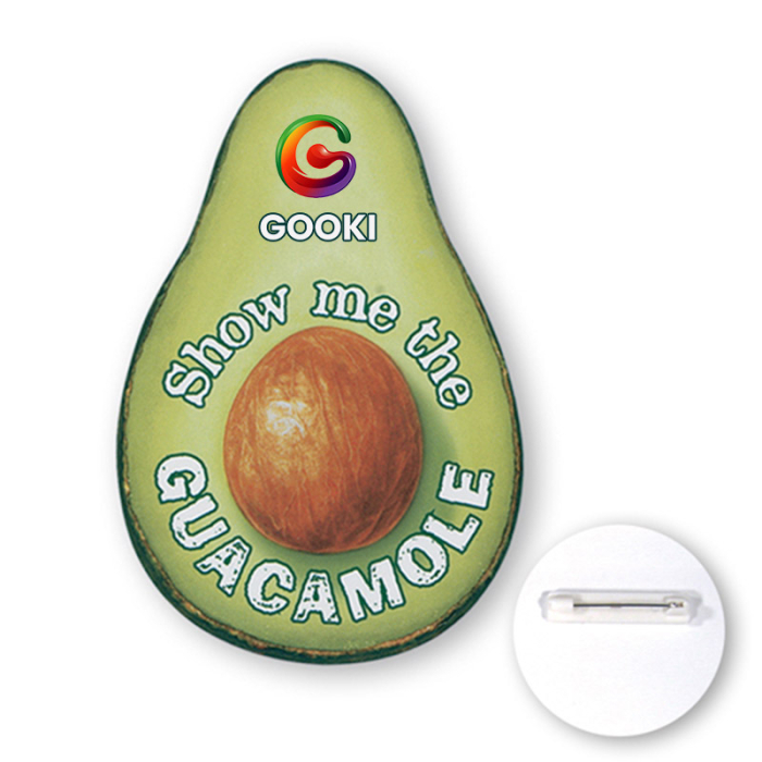 11 to 11.9 Sq In Custom Shaped Full Color Chipboard Buttons