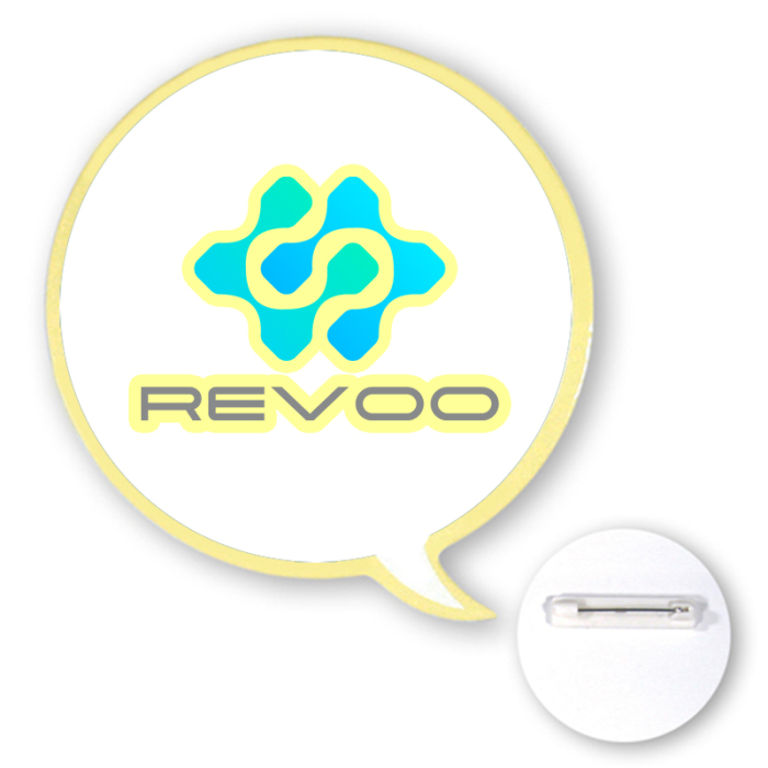 14 to 14.9 Sq In Custom Shaped Full Color Chipboard Buttons