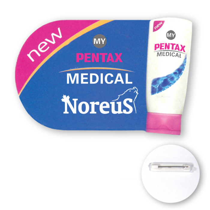 15 to 15.9 Sq In Custom Shaped Full Color Chipboard Buttons