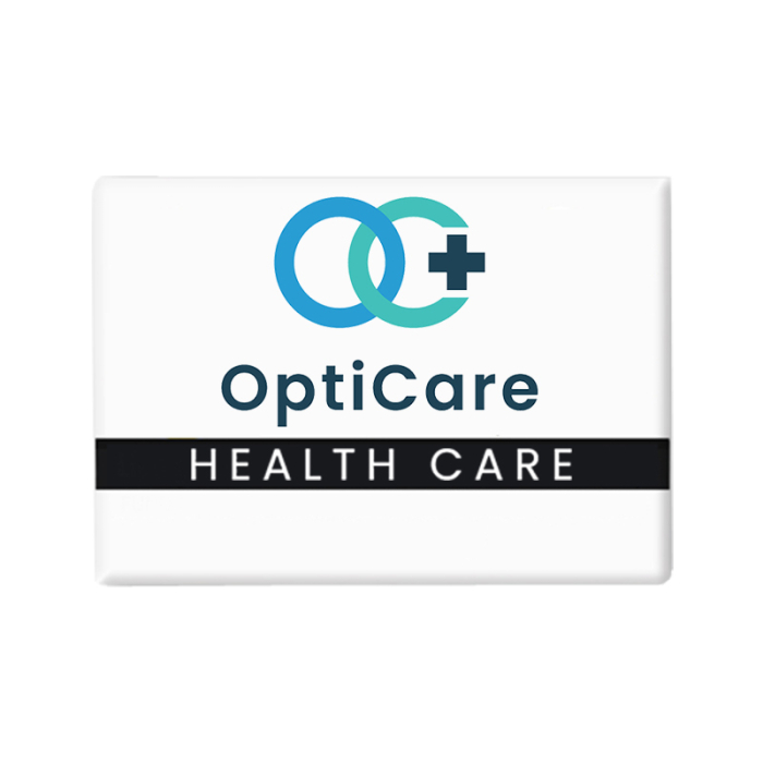 2 1/2x3 1/2 Inch Customized Rectangle Buttons with Safety Pins