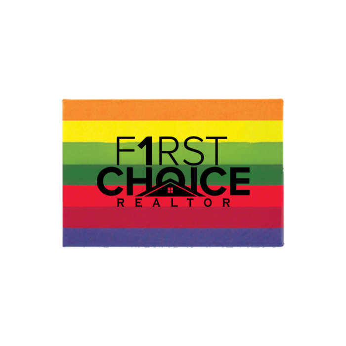 2x3 Inch Personalized Rectangle Full Color Buttons with Safety Pins