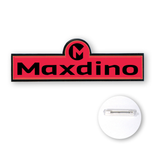 5 to 5.9 Sq In Shaped Full Color Plastic Button Badges