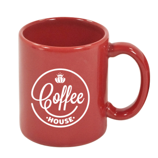 11 Oz Red Mugs