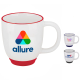 14 Oz Imprinted Two-Tone Bistro Mugs