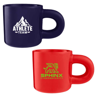 15 Oz Otis Chunky Handle Ceramic Mugs