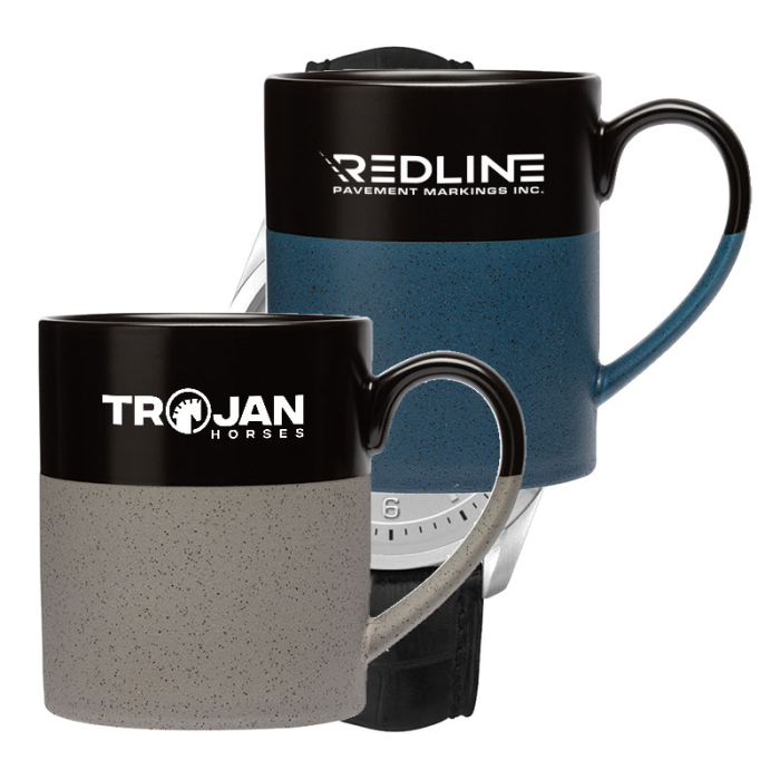 15 Oz Customized Arabica Two-Tone Ceramic Mugs
