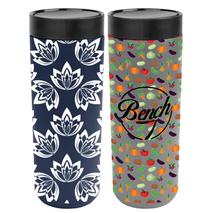 17 Oz Imprinted Full Color Brew Stainless Steel Tumblers