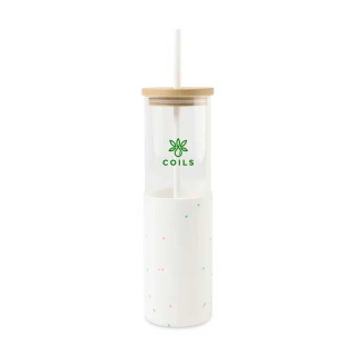 Aviana™ 20 Oz Journey Glass Tumblers with Straw