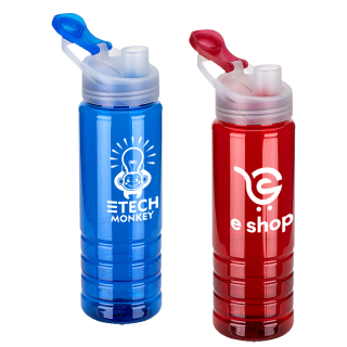 Breakaway 26 Oz RPET Sports Bottles with Flip-Top Spouts
