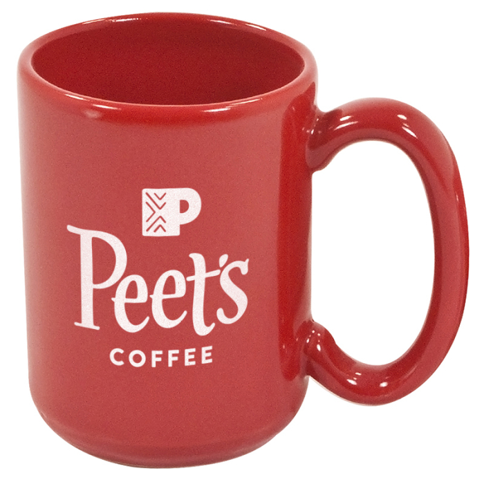 Custom 15 Oz El Grande Red Mugs