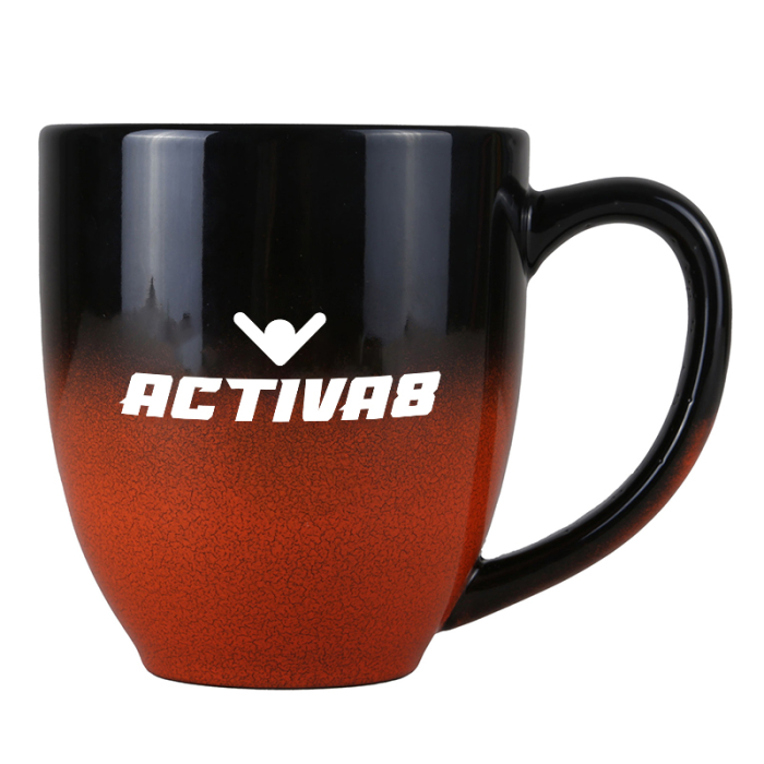 Custom 16 Oz Bistro Ombre Ceramic Mugs