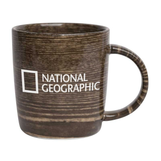 ACE USA Wood Look Porcelain Mugs