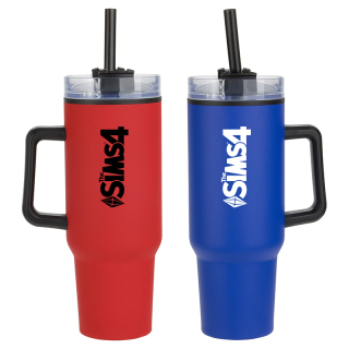 Outpost 40 Oz Stainless Steel/Polypropylene Mugs