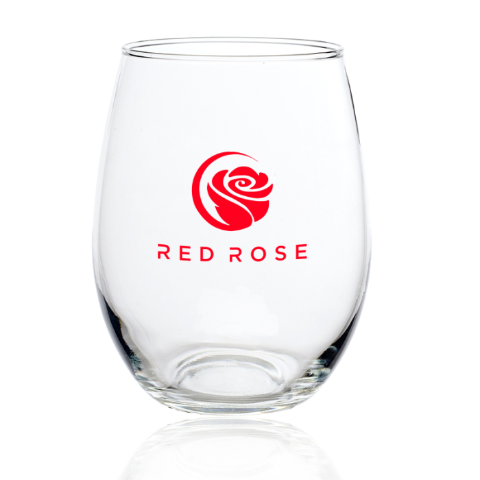 Custom Printed 21 Oz Anoka ARC Stemless Wine Glasses