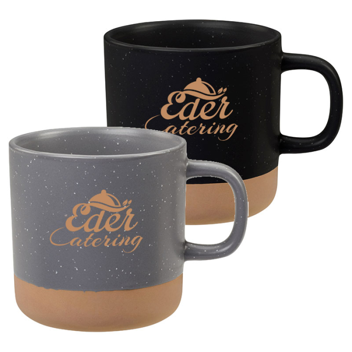 Custom Printed Santos 12 Ounce Ceramic Mugs
