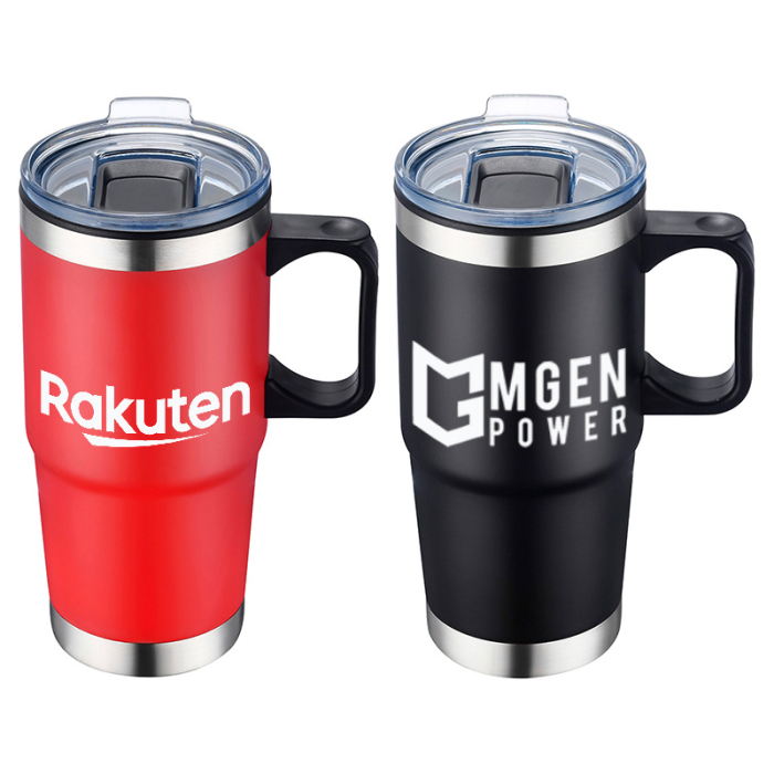 Custom San Siro 24 Ounce Double Wall Travel Mugs