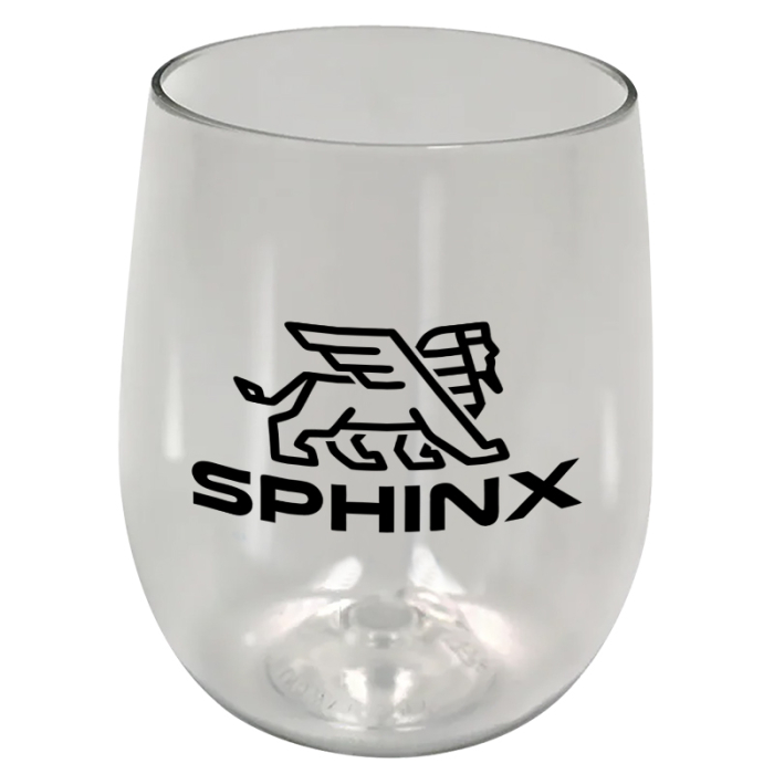 Customized 12 Oz Recycled Stemless Wine Glasses