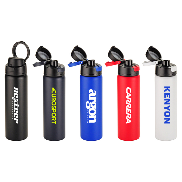 Customized Cabrio 24 Oz Recycled Stainless Steel Vacuum Insulated Bottles