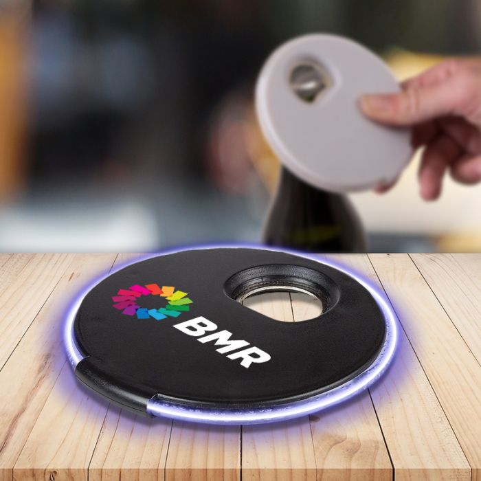 Customized LED Light Up Coasters