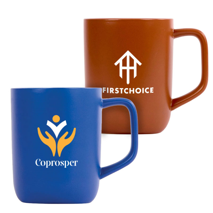 Customized Lisbon 18 Oz Recycled Ceramic Mugs