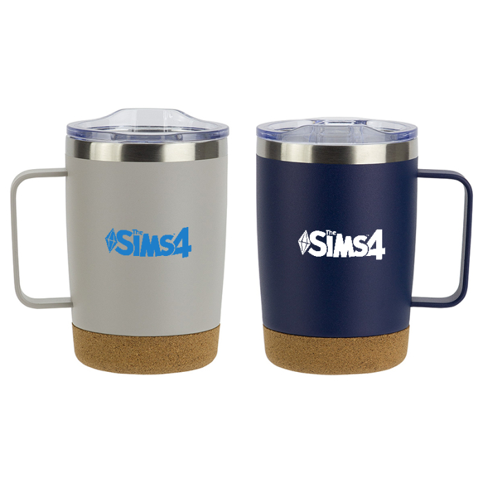 Customized Sapora 12 Oz Vacuum Insulated Stainless Steel Mugs with Cork Base