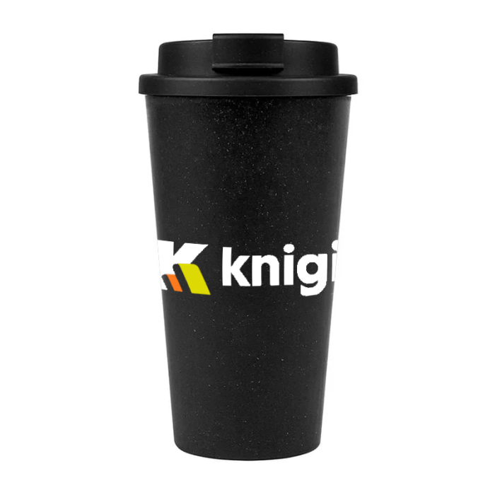 Imprinted 17 Oz Eco-Friendly Wheat Straw Coffee Mugs